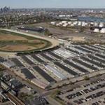 A statewide ballot question would aid developers hoping to build a slots parlor near Suffolk Downs (above).