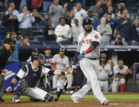 David Ortiz struck out swinging to end Tuesday?s game, but he?s a huge hit, even in New York.
