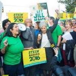 Green Party presidential candidate Jill Stein attended a protest outside Hofstra University before last week?s presidential debate.