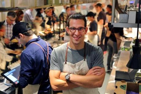 Adam Eskin, founder and CEO of Dig Inn. The first Boston location of the fast-casual restaurant opened this summer.

