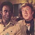 Cleavon Little (left) and Gene Wilder in Mel Brooks?s 1974 spoof ?Blazing Saddles.?