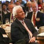 General Electric CEO Jeff Immelt at the Boston College CEO Club earlier this month.