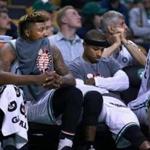 There were no smiles on the Celtics bench after Sunday?s beating by the Nuggets.