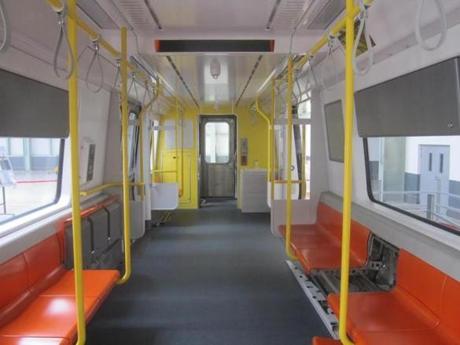 New Orange Line trains
