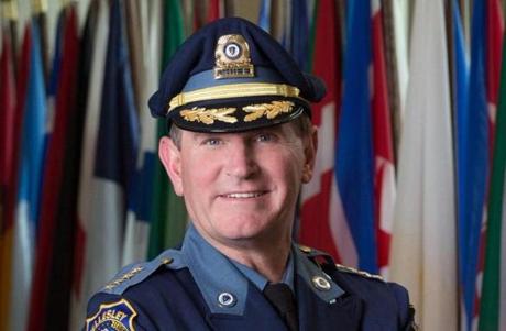 Terrence M. Cunningham has been Wellesley?s police chief since 1999.
