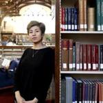 Sajia Darwish, in Mount Holyoke College?s library, overcame obstacles to open a library at a school in her native Kabul.