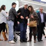 Sal DiMasi arrived at Logan Airport Tuesday. 