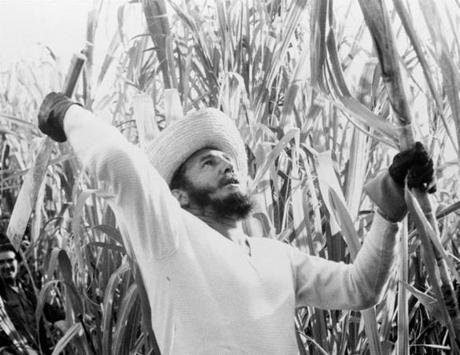 FILE - In this Feb. 13, 1961 file photo provided by Cuba's government, Cuba's leader Fidel Castro cuts sugar cane in an unknown location in Cuba. Castro has died at age 90. President Raul Castro said on state television that his older brother died late Friday, Nov. 25, 2016. (Cuban Government via AP, File)
