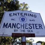 Even though the sign at the town line eschews the hyphens, the official name is Manchester-by-the-Sea.