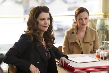 Lauren Graham (left) and Alexis Bledel in ?Gilmore Girls: A Year in the Life.?
