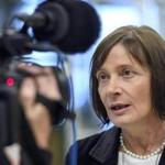 Marie-Paule Kieny of the World Health Organization discussed the Ebola vaccine Thursday in Geneva.