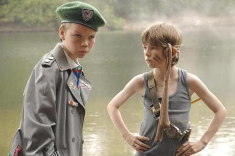 Will Poulter (left) and Bill Milner in ?Son of Rambow,? 
