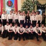 01sochoir - The Boston College High School choir, which included many students from the south suburbs, sang for 90 minutes at the White House on Dec. 18. (Boston College High School)