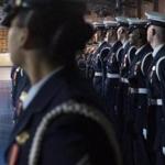 President Barack Obama inspected an honor guard during his farewell review ceremony at Joint Base Myers-Henderson Hall in Virginia Wednesday.