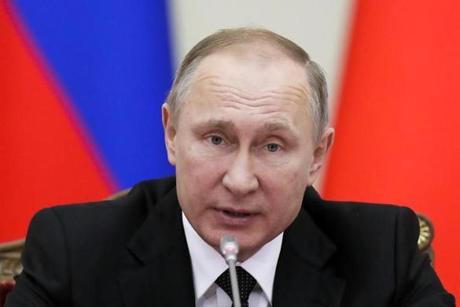 Russian President Vladimir Putin spoke in December. 
