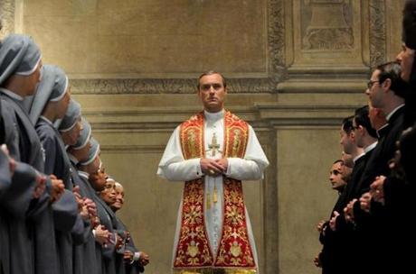 Jude Law plays the first American pontiff ? Pius XIII ? in HBO?s ?The Young Pope.?
