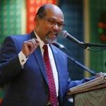 Former Boston city councilor Charles Yancey delivered the Martin Luther King Lecture at Community Church of Boston Sunday.
