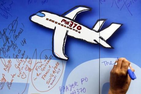Messages were left last year on a ?wall of hope? during a remembrance event. Search crews have finished their operation in the Indian Ocean and failed to find any trace of the doomed Malaysian Airlines Flight 370, which went down in 2013.

