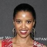 Renée Elise Goldsberry shown attending a Golden Globe party at The Beverly Hilton Hotel in Beverly Hills earlier this month.