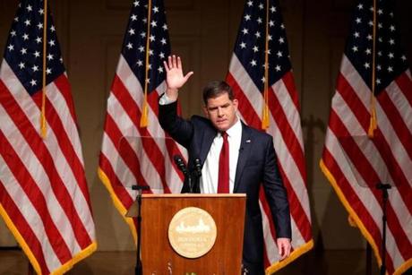 Boston Mayor Martin J. Walsh delivered his third State of the City address at Symphony Hall.
