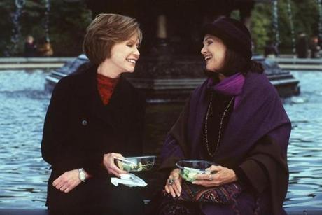 'MARY AND RHODA'-Mary Tyler Moore (left) and Valerie Harper return together as their popular alter egos, Mary Richards and Rhoda Morgenstern - to start their lives over again. Now, both with single, college-age daughters, they reestablish their wonderfully warm friendship. They're taking on New York City and the daunting challenges of motherhood and finding new careers at a difficult time to be on their own. Photo cr: Eric Liebowitz/ABC. LibraryTag 02072000 Living / library tag
