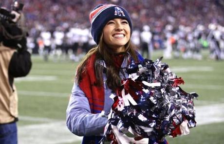 Theresa Oei, a researcher at the Broad Institute of MIT and Harvard, is one of the new Patriots cheerleaders.
