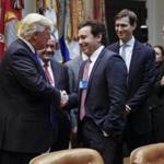 Mark Fields, CEO of Ford Motor Co., shook hands with President Donald Trump last week at a White House gathering of corporate executives.