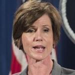 Sally Yates was acting head of the Justice Department until she was removed by President Trump. 
