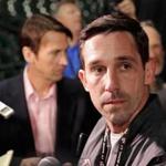Falcons offensive coordinator Kyle Shanahan spoke with the media Monday in Houston.