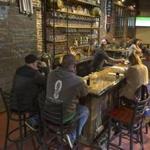 Iron Duke Brewing?s taproom has proved popular. Below, the 