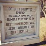 The Cotuit Federated Church ranked what they see as the best comebacks of all time. 