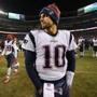 Denver CO 12/18/16 New England Patriots Jimmy Garoppolo mid-field after they defeated theDenver Broncos 16-3 at Sports Authority Field at Mile High Stadium (Photo by Matthew J. Lee/Globe staff) topic: Patriots-Broncos reporter: 