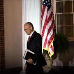 Andrew Puzder after a meeting with Donald Trump in New Jersey in November.