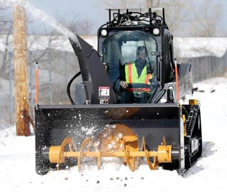 This piece of new snow removal equipment was inspired by an idea from the MBTA?s Machinist Mike Haywood.
