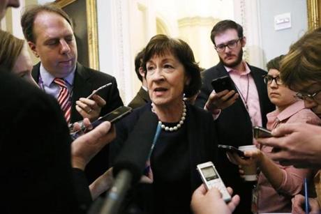 Senator Susan Collins is the only GOP senator from New England. She has opposed some of the president?s nominees and actions.
