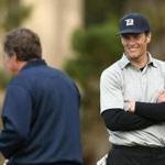 Tom Brady (pictured with Bill Belichick at Pebble Beach, Calif., earlier this month) will be the subject of an upcoming film.