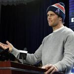FILE - In this Jan. 22, 2015, file photo, New England Patriots quarterback Tom Brady speaks at a news conference in Foxborough, Mass. Brady did not attend a 2015 celebration at the White House because of what the he insisted was a 