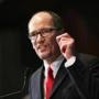 FILE - FEBRUARY 25: Former Labor Secretary Tom Perez has been elected as chair of the Democratic National Committee. WASHINGTON, DC - OCTOBER 20: U.S. Labor Secretary Thomas Perez speaks during a National Press Club luncheon October 20, 2014 in Washington, DC. Secretary Perez spoke on 