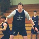 Fingleton, a center at Holy Cross, during a 2002 practice.