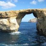 The Azure Window was a key attraction on the island of Gozo.