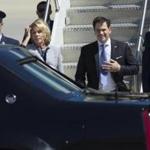 Secretary of Education Betsy DeVos and Florida Senator Marco Rubio disembarked from Air Force One in Florida last week.