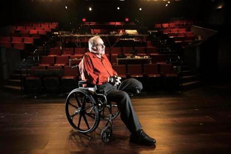Producing artistic director of the Lyric Stage Spiro Veloudos recently lost a leg to diabetes.
