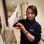 Multilingual medical assistant Kaissa Oulhadj worked at work at Boston Medical Center.