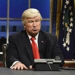 Alec Baldwin as President Trump. 