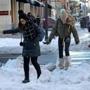 BOSTON, MA - 3/15/2017: ICE AGE..... it was slippery along being frozen today in Boston seen here on Newbury Street (David L Ryan/Globe Staff Photo) SECTION: METRO TOPIC stand alone photo