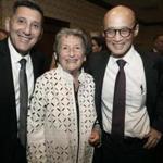 10-18-2016 Boston, Mass, Over 500 guests attended the Massachusetts Health Council Awards Gala, celebtating 96 years of Advocacy for Prevention. Wellness and Healthy Living. L. to R. are Honored guests Michael Botticelli, White House Office of National Drug Control Policy, Dolores Mitchell, Retired Executive Director Mass, Group Insurance Commission. and Dr. Thomas H. Lee Chief Medical Officer, Press Ganey Associates. Globe photo by Bill Brett