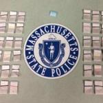 More than 600 bags of heroin were seized in a Tuesday night arrest.