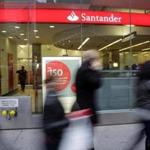 A Santander bank branch in New York.