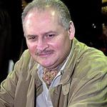 FILE - In this Tuesday, Nov. 28, 2000 file photo, Venezuelan international terrorist Carlos the Jackal whose real name is Ilich Ramirez Sanchez is seated in a Paris courtroom. A French court has found the man known as 