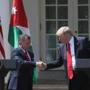 President Donald Trump and King Abdullah II of Jordan. 